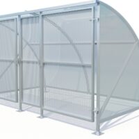 10 Bike Gated Shelter